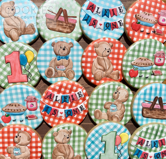 Teddy Bear Picnic Cookies for Alfie