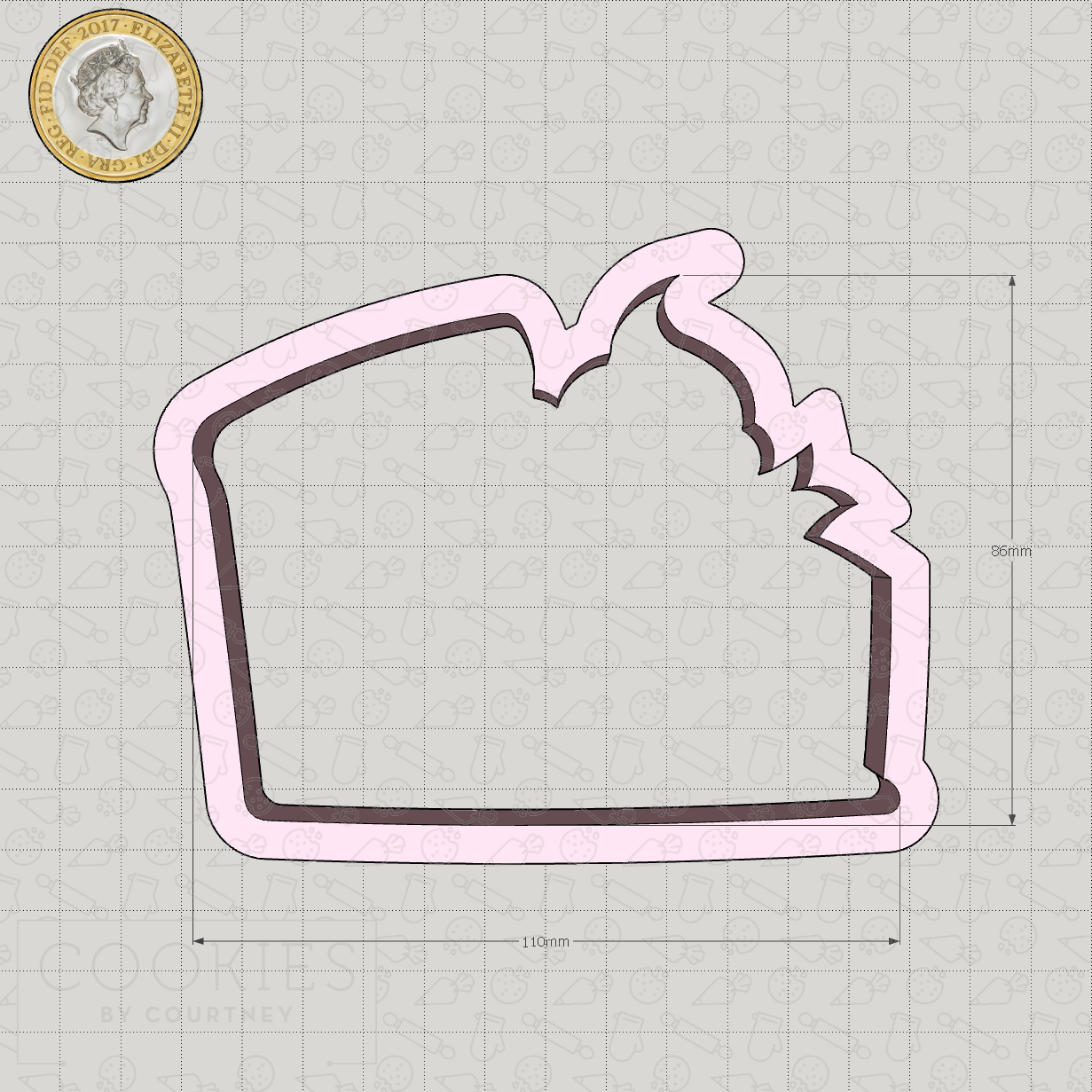 Pie Slice Cookie Cutter