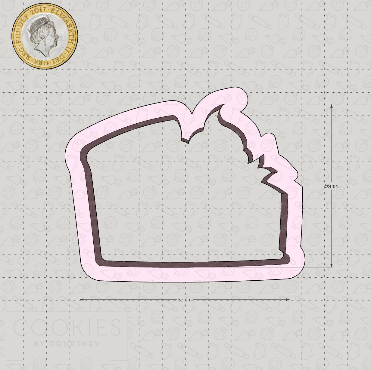 Pie Slice Cookie Cutter