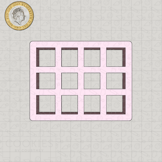 Multi-Square Cookie Cutter - 4x3