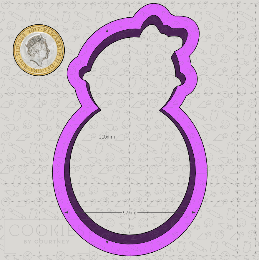 Baby Girl Cookie Cutter