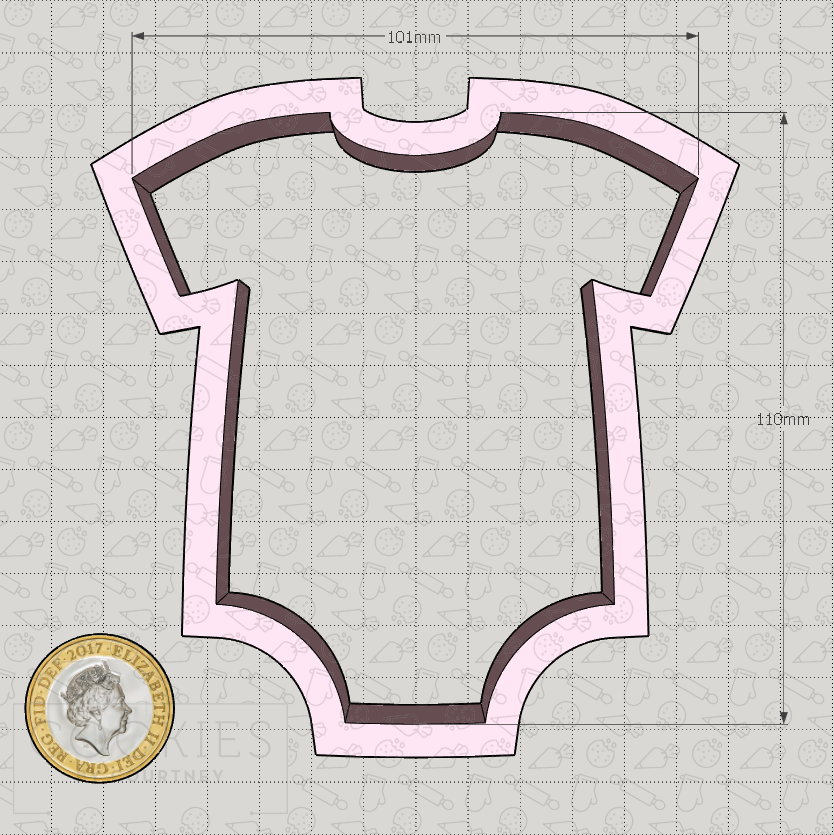 Baby Grow 3 Cookie Cutter