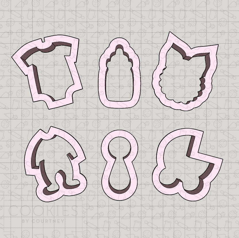 Baby Cookie Cutter Mini Set