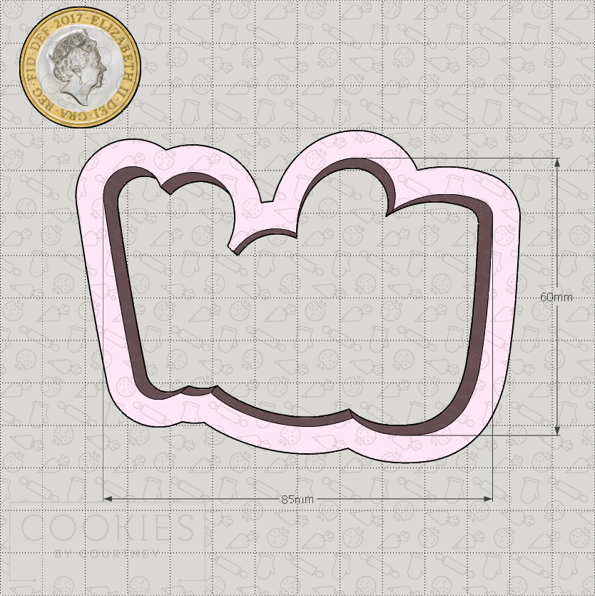 Baby Text Cookie Cutter