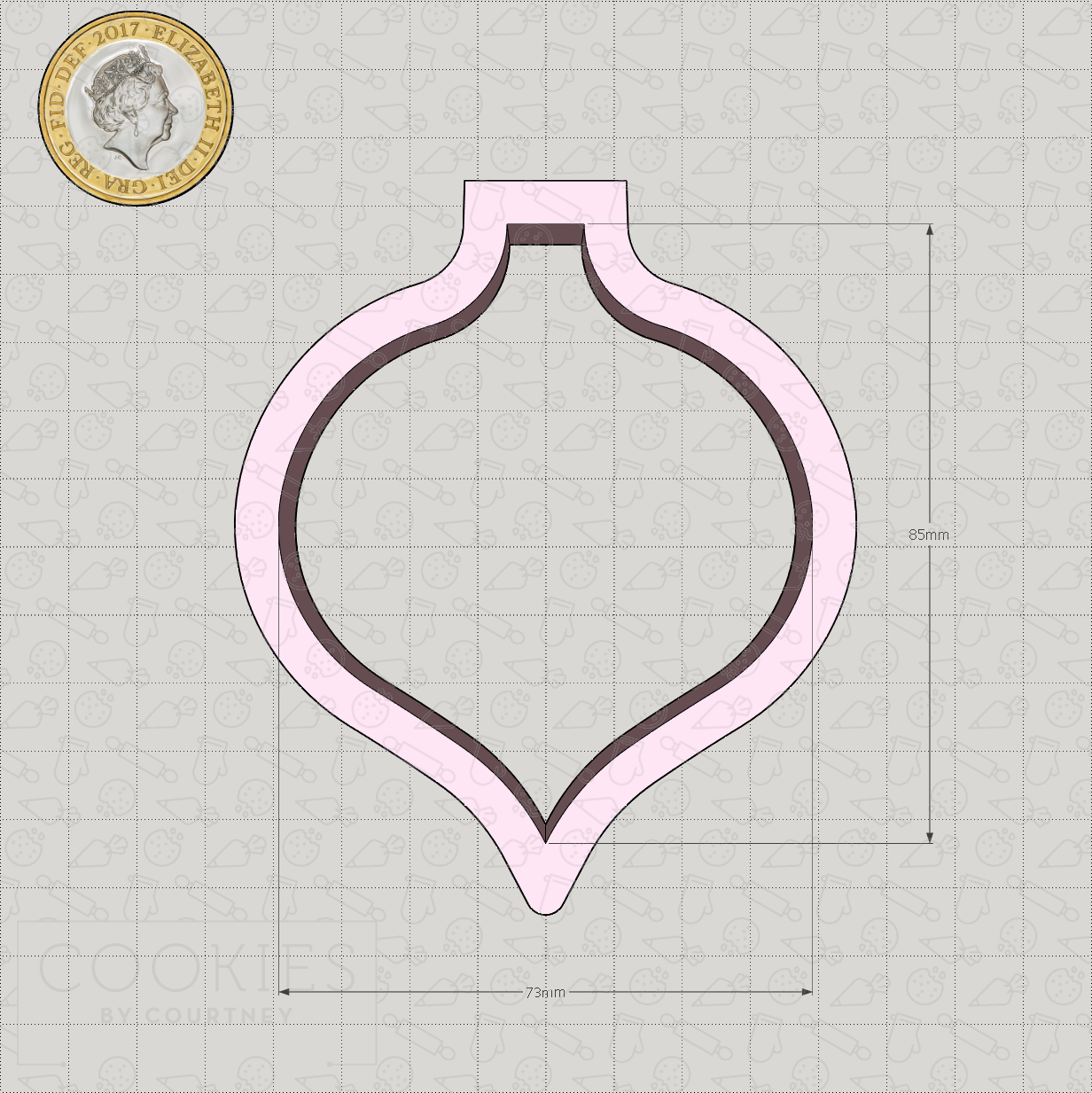 Bauble 4 Cookie Cutter