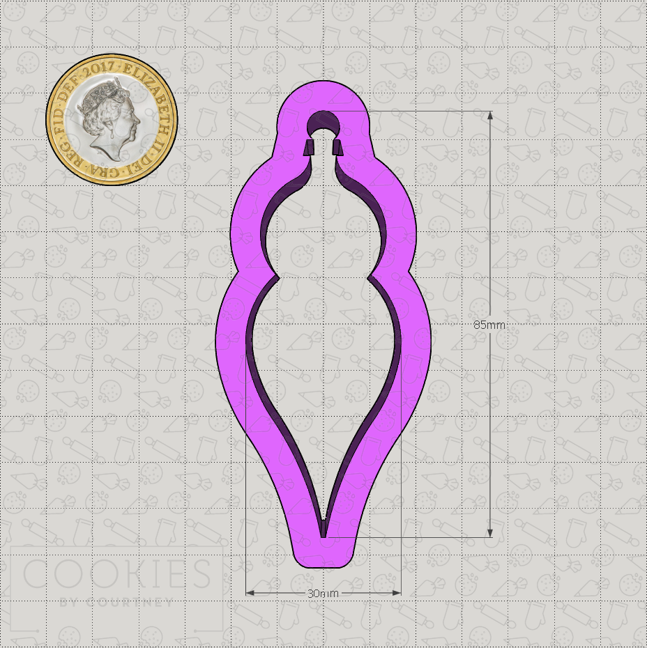 Bauble 1 Cookie Cutter