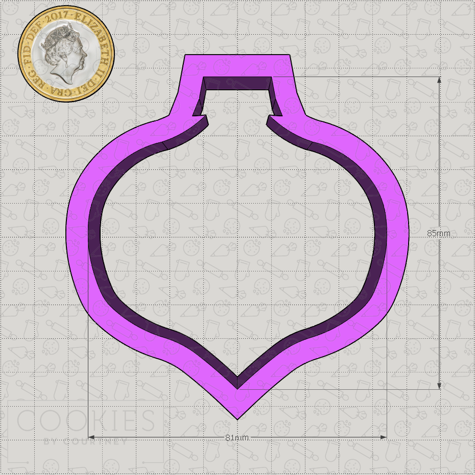 Bauble 3 Cookie Cutter