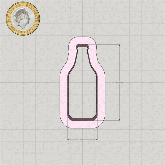 Beer Bottle Cookie Cutter