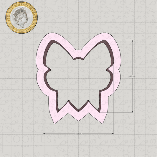 Bow Style 3 Cookie Cutter