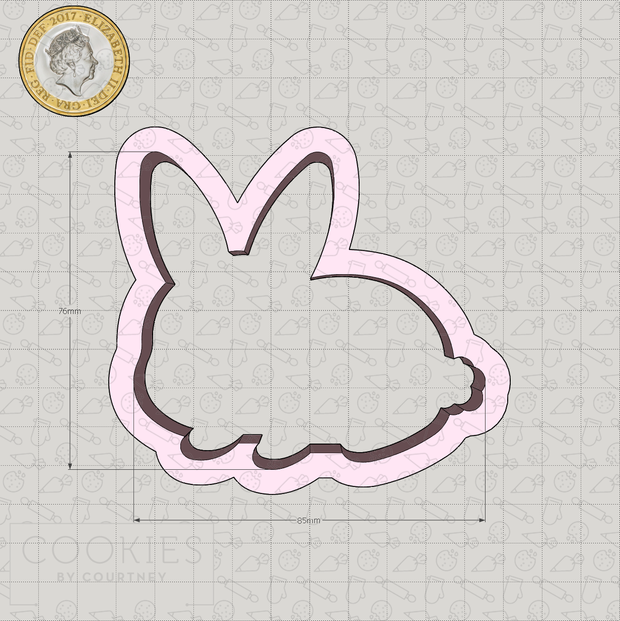 Bunny 1 Cookie Cutter