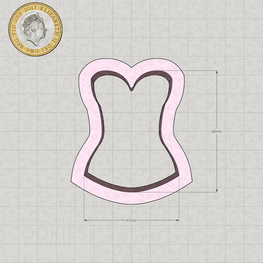 Bustier Cookie Cutter