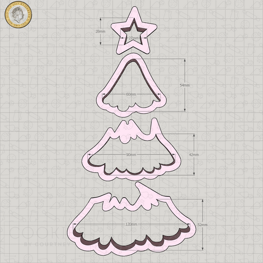 Christmas Tree Project Cookie Cutter Set