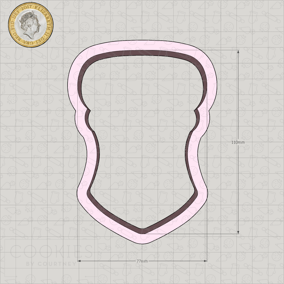 Chunky Pencil Cookie Cutter