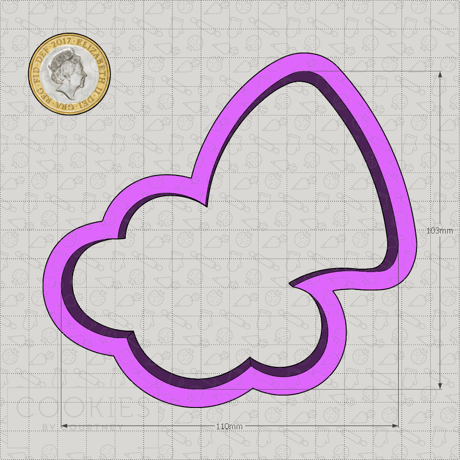 Cloud with Rainbow Cookie Cutter