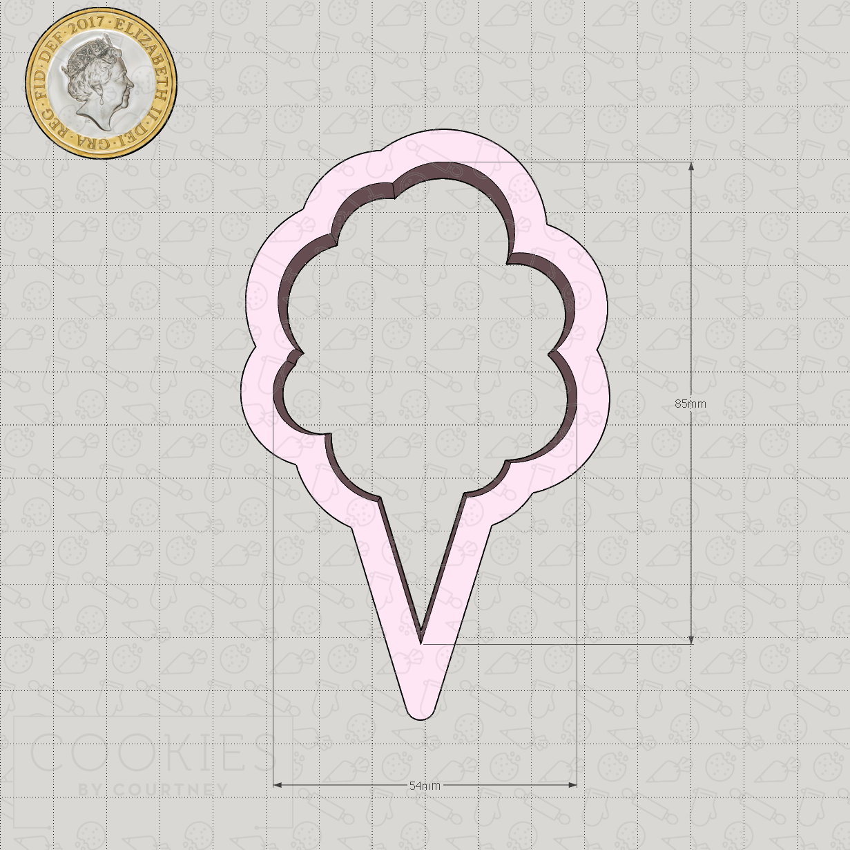 Cotton Candy Cookie Cutter