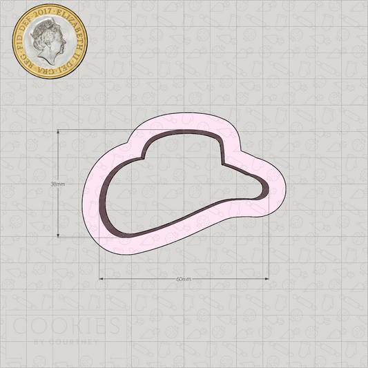 Cowboy Hat Cookie Cutter