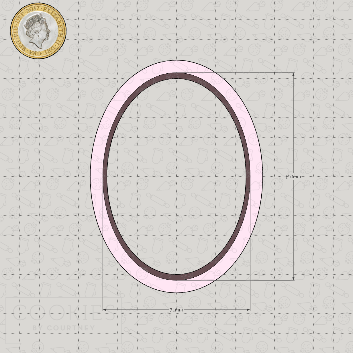 Basic Shapes - Ellipse - Cookie Cutter