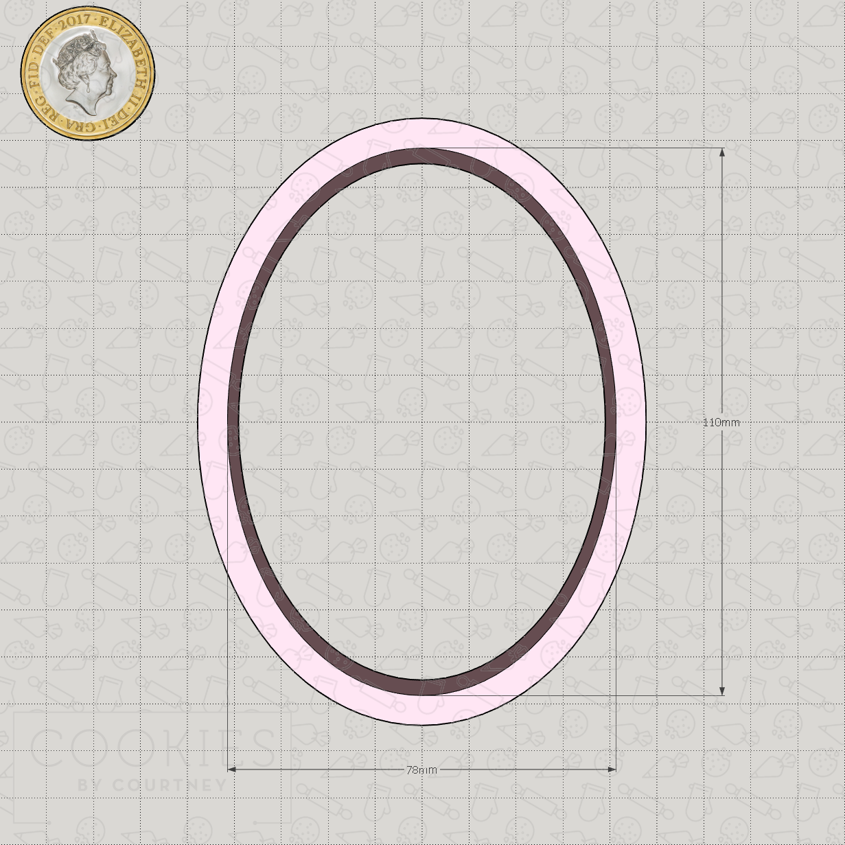 Basic Shapes - Ellipse - Cookie Cutter