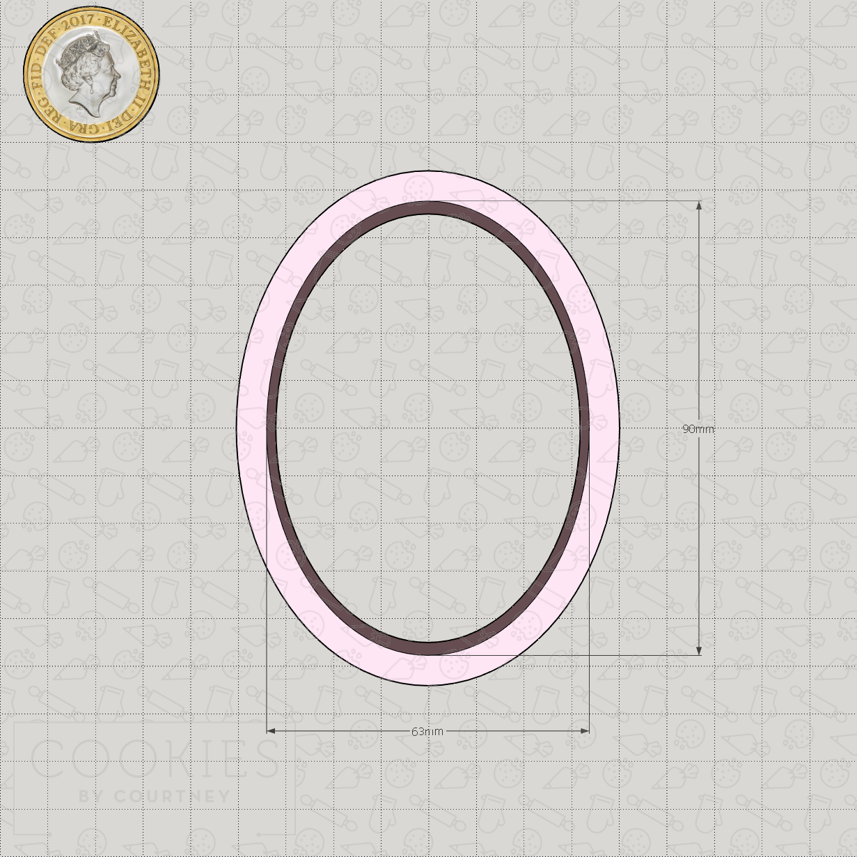 Basic Shapes - Ellipse - Cookie Cutter