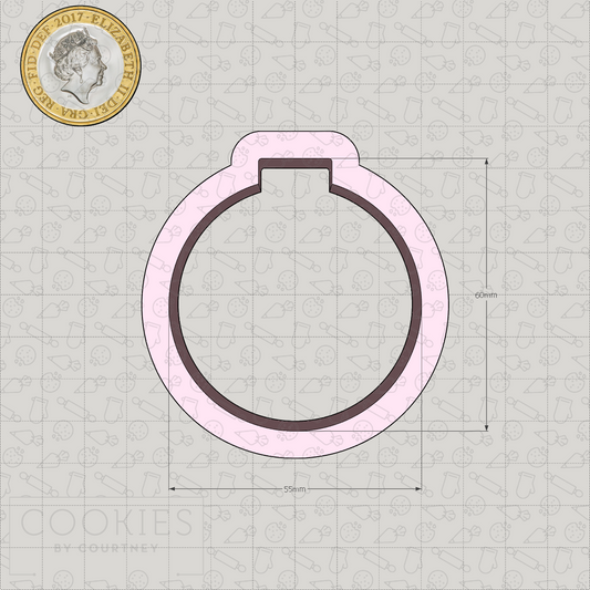 Embroidery Hoop Cookie Cutter