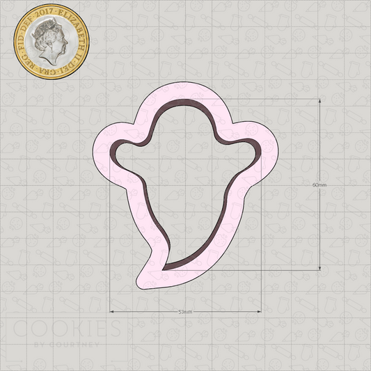 Ghost 2 Cookie Cutter