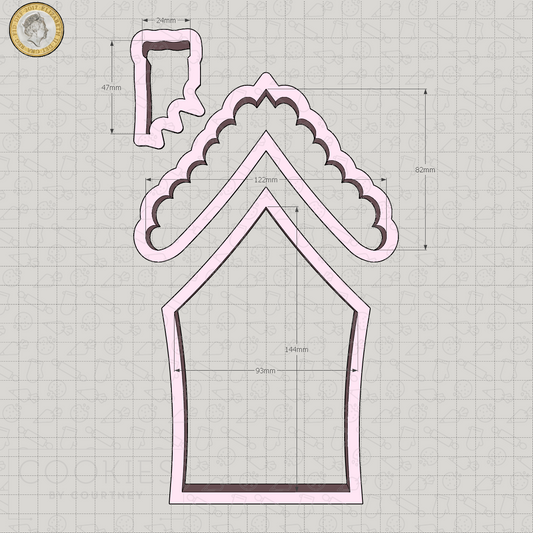 Gingerbread House Cookie Cutter Project Set