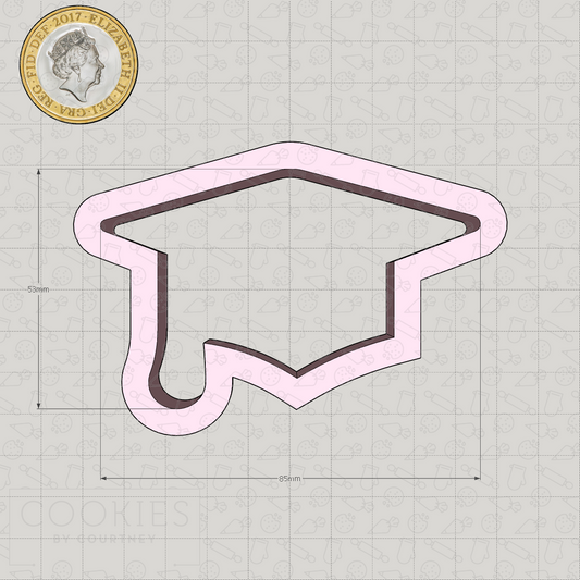 Graduation Cap Cookie Cutter