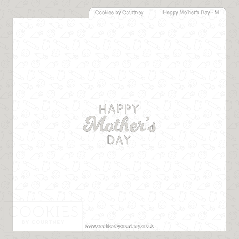 Happy Mother's Day Cutter and Stencil Set