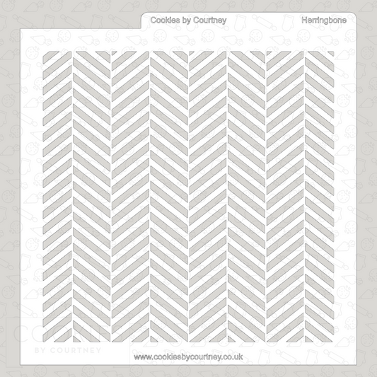 Herringbone Stencil