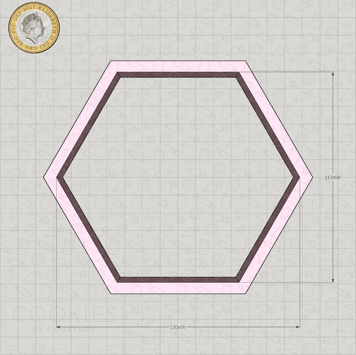 Hexagon Cookie Cutter