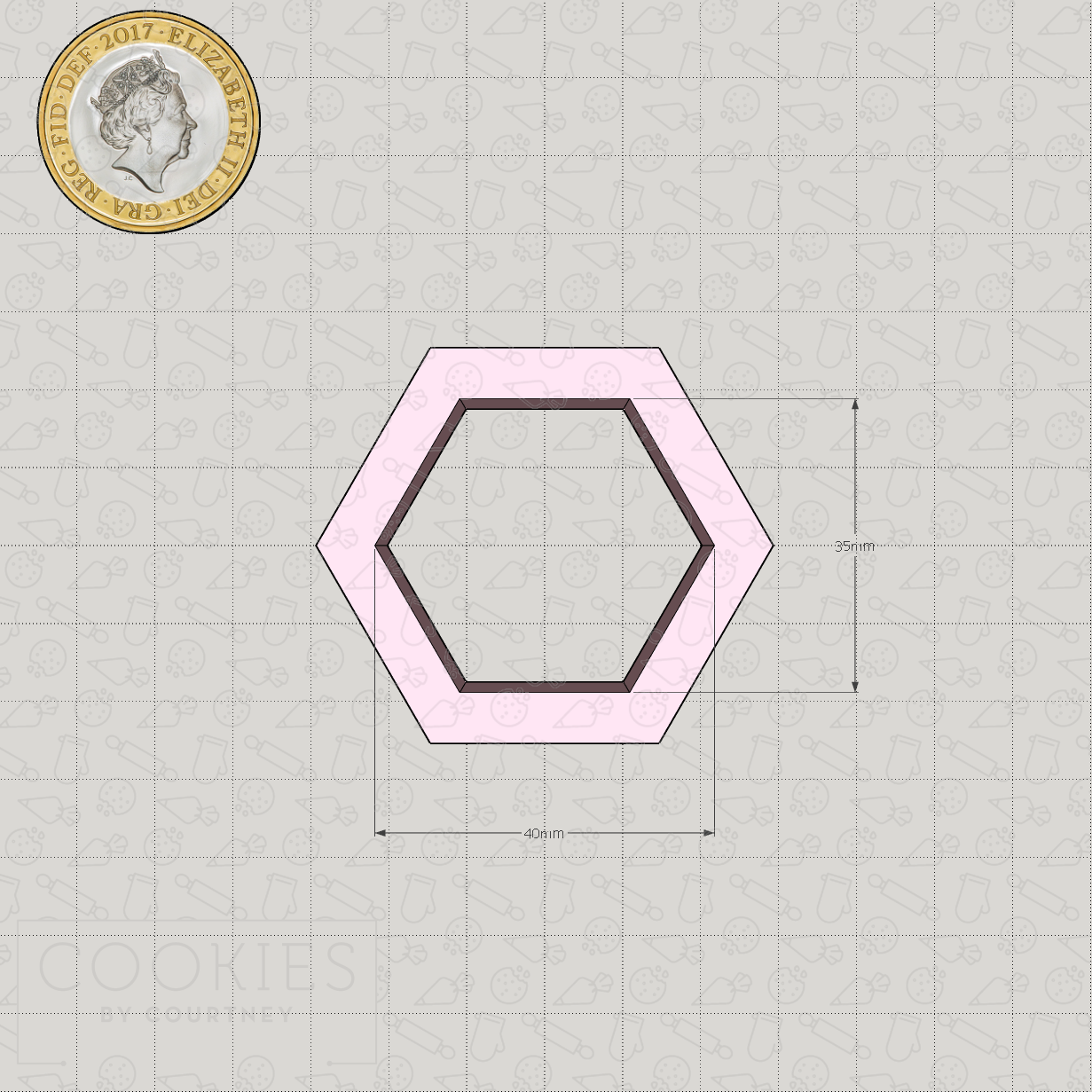 Hexagon Cookie Cutter