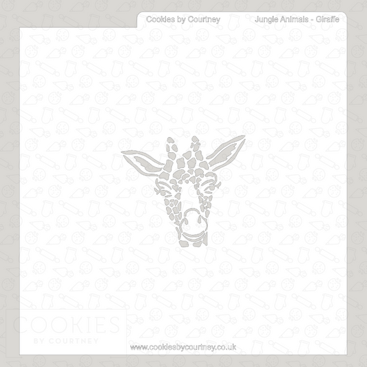 Jungle Animals - Giraffe Stencil