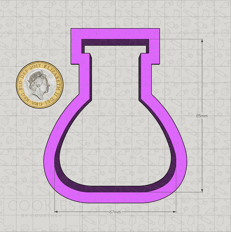 Laboratory Flask Cookie Cutter