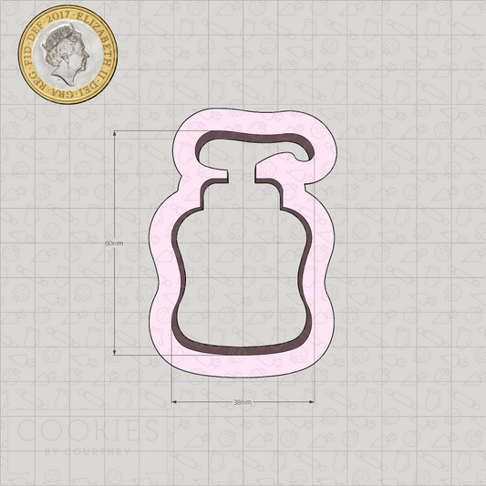 Liquid Soap Bottle Cookie Cutter