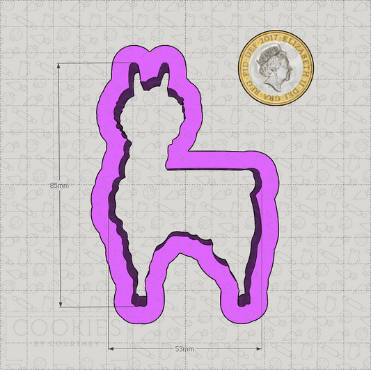 Llama Cookie Cutter