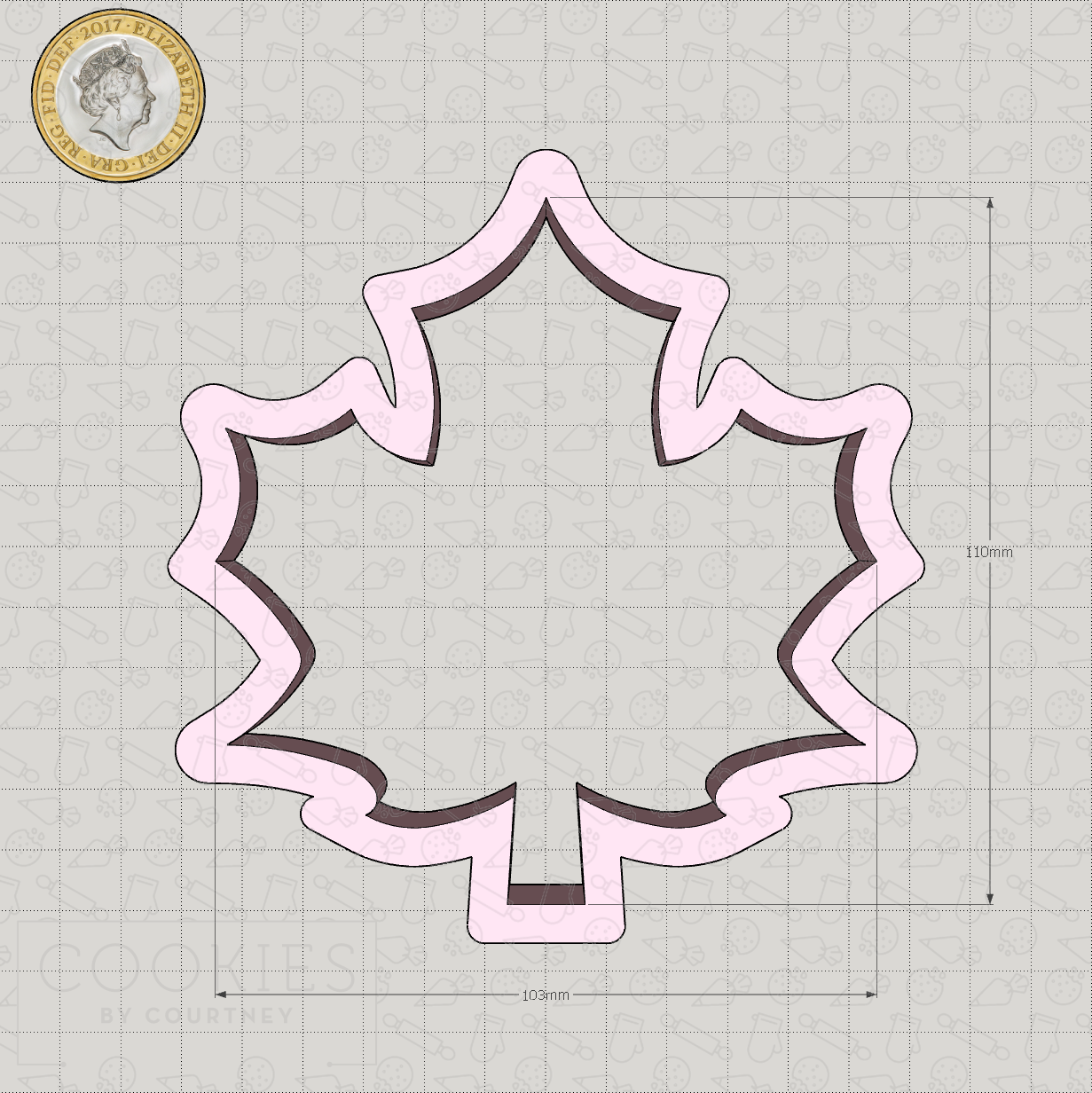 Maple Leaf Cookie Cutter