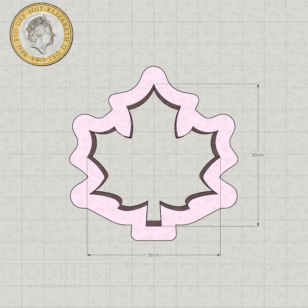 Maple Leaf Cookie Cutter