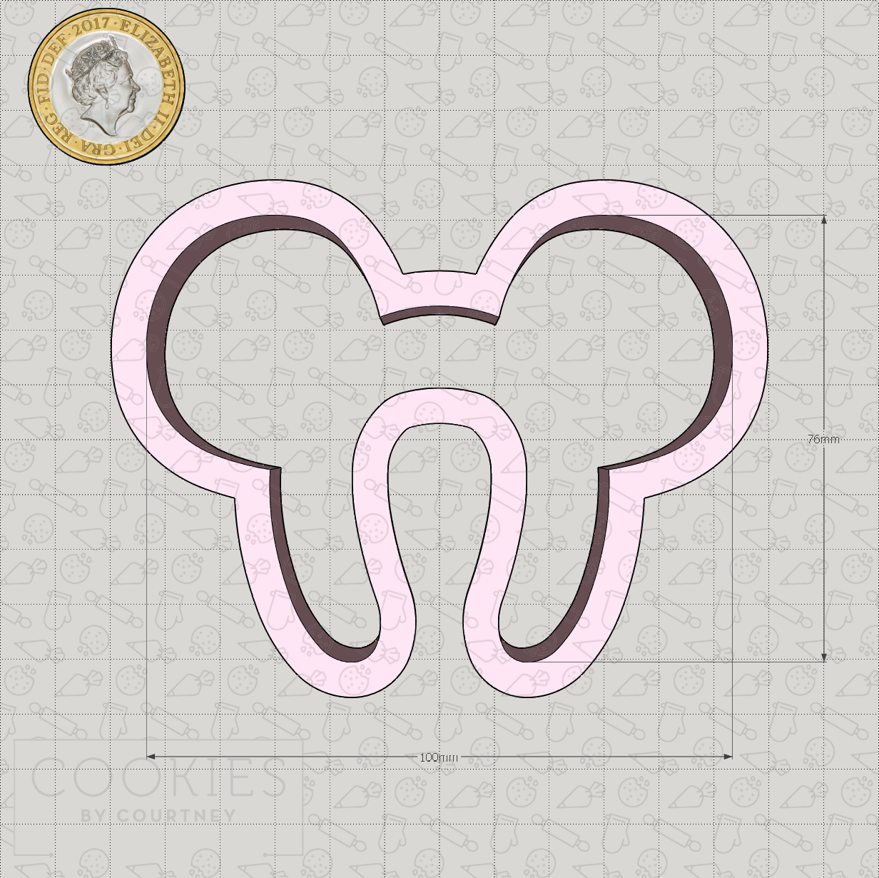 Mouse Headband Cookie Cutter