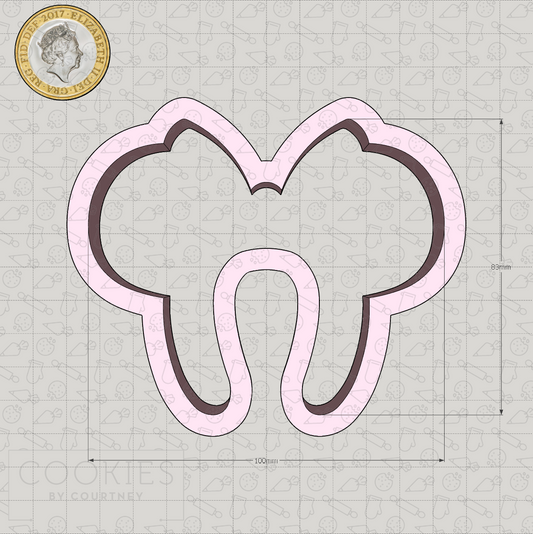 Girl Mouse Headband Cookie Cutter