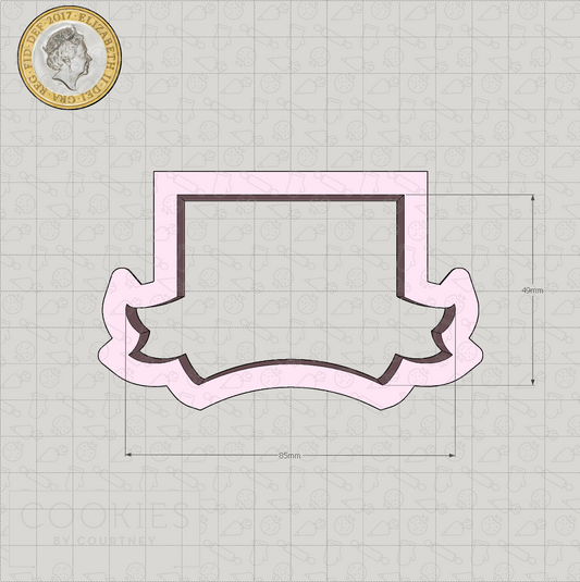 Mum Plaque Cookie Cutter