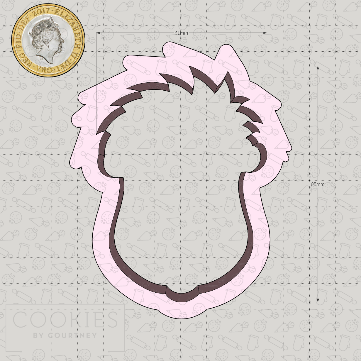 Open Mouth Cookie Cutter
