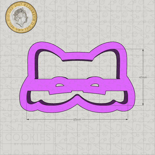 Bedtime Superheroes - Mask 1 - Cookie Cutter