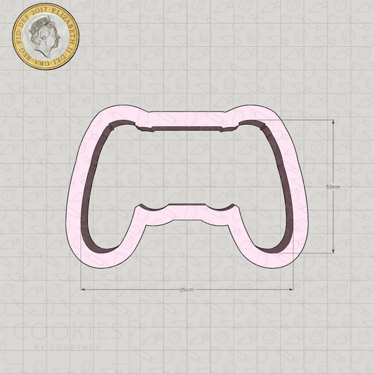 Games Controller 2 Cookie Cutter