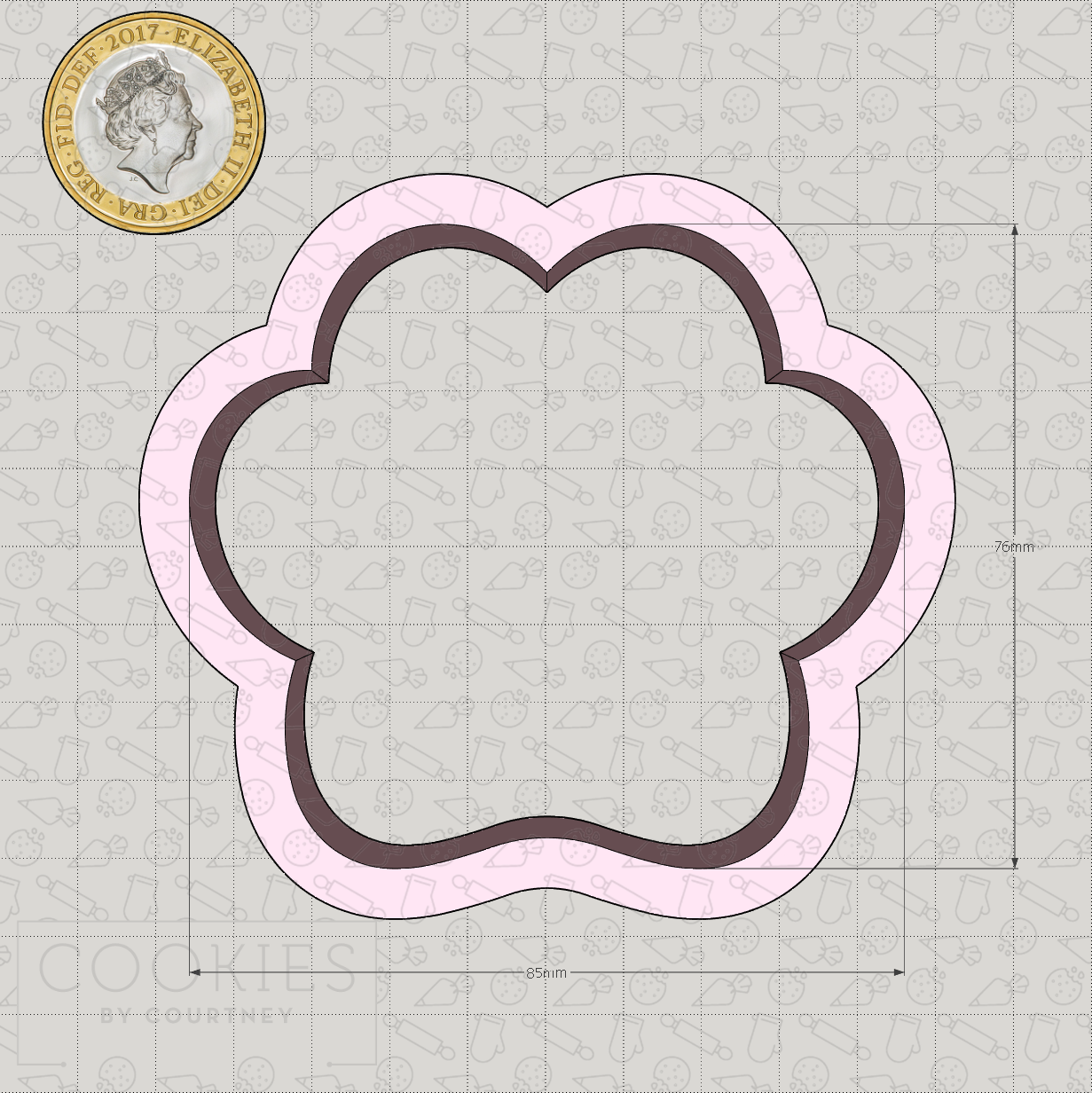 Paw Print Cookie Cutter