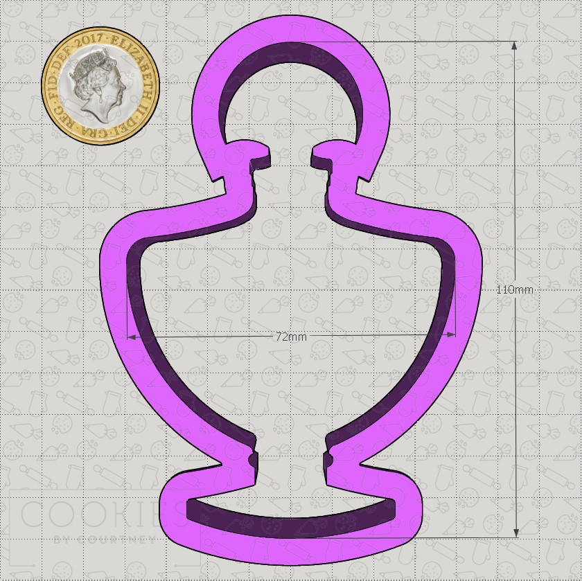 Perfume Bottle #1 Cookie Cutter