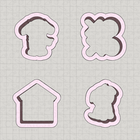 Puppy Love Cookie Cutter Set