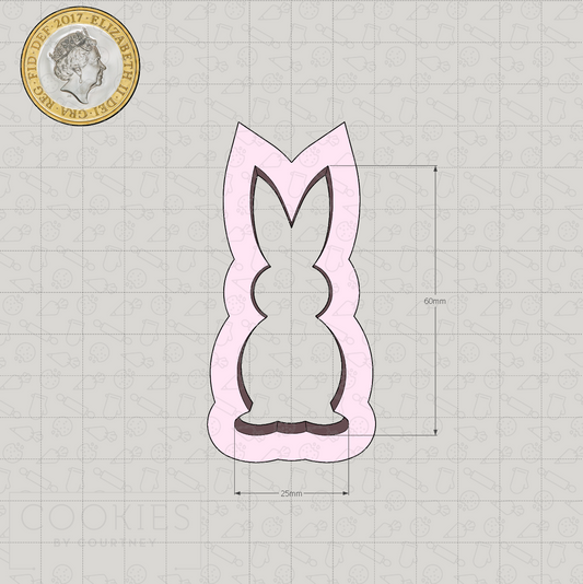 Rabbit 2 Cookie Cutter