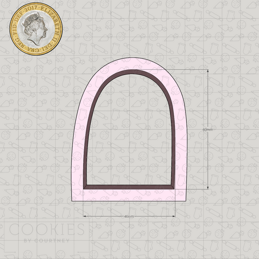 Rainbow - Tall Cookie Cutter