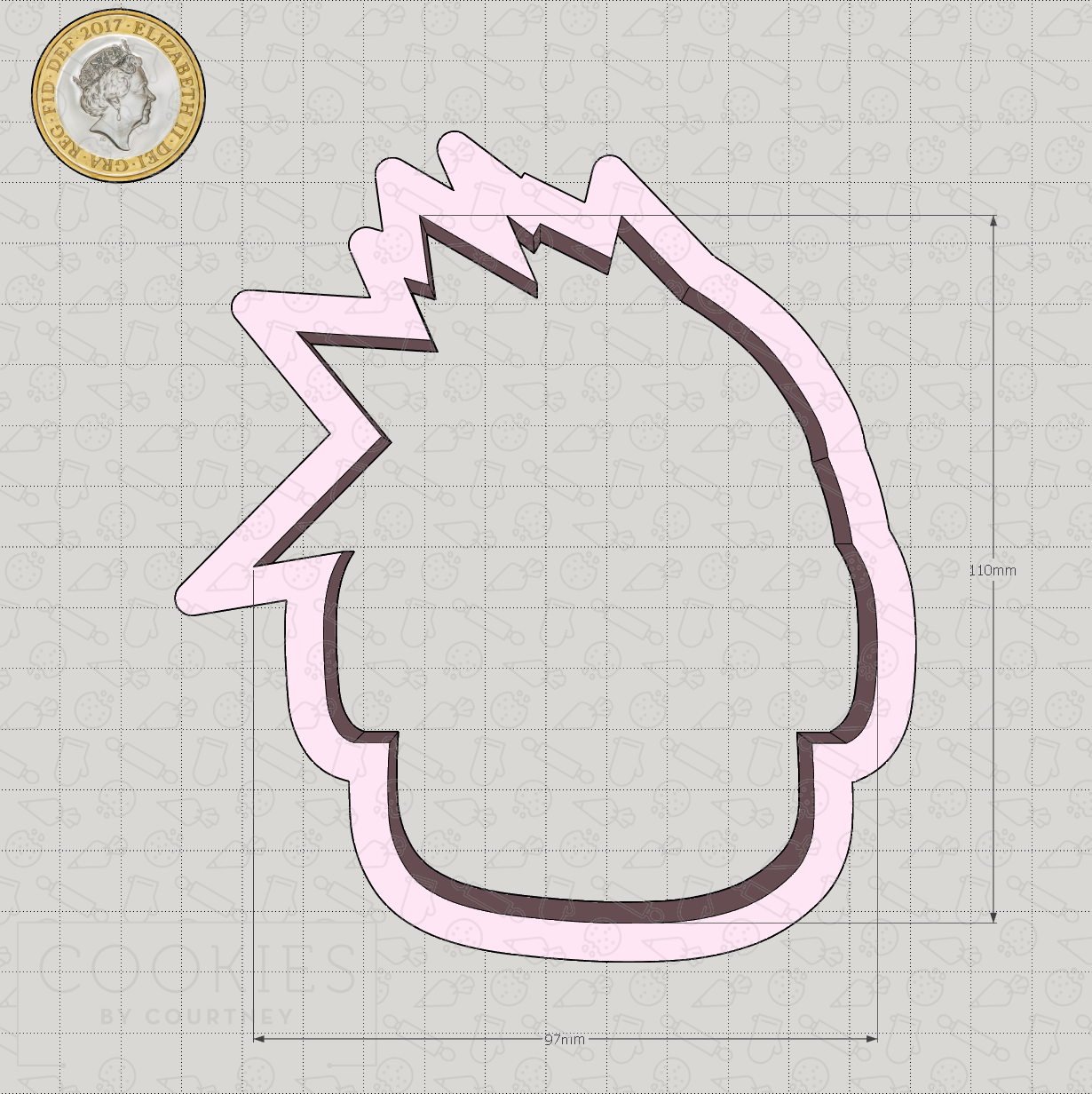 Online Video Game Character Head Cookie Cutter