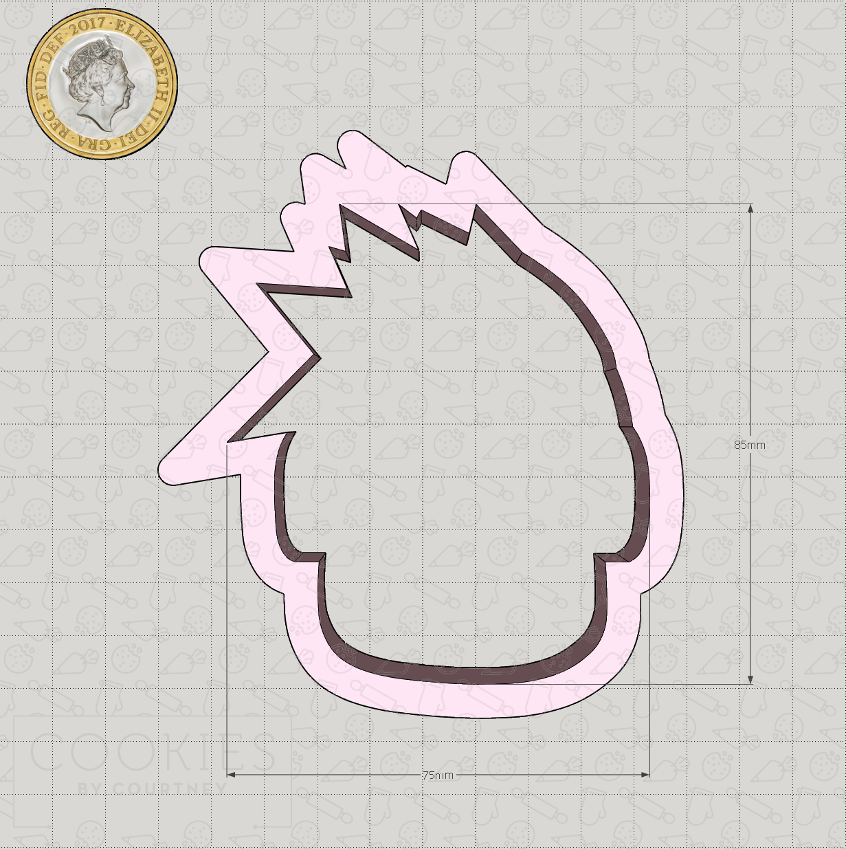 Online Video Game Character Head Cookie Cutter